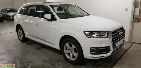 Audi Q7 0首、白色、黑籠、皮座、天窗、原廠記錄、保養佳、咪數少-7400、包100%全新原廠地氈、電尾冚